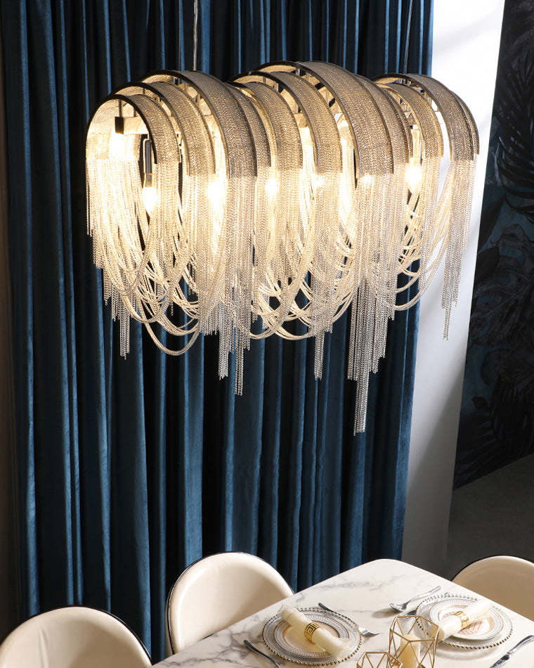 Olverai Fringe Linear Chandelier