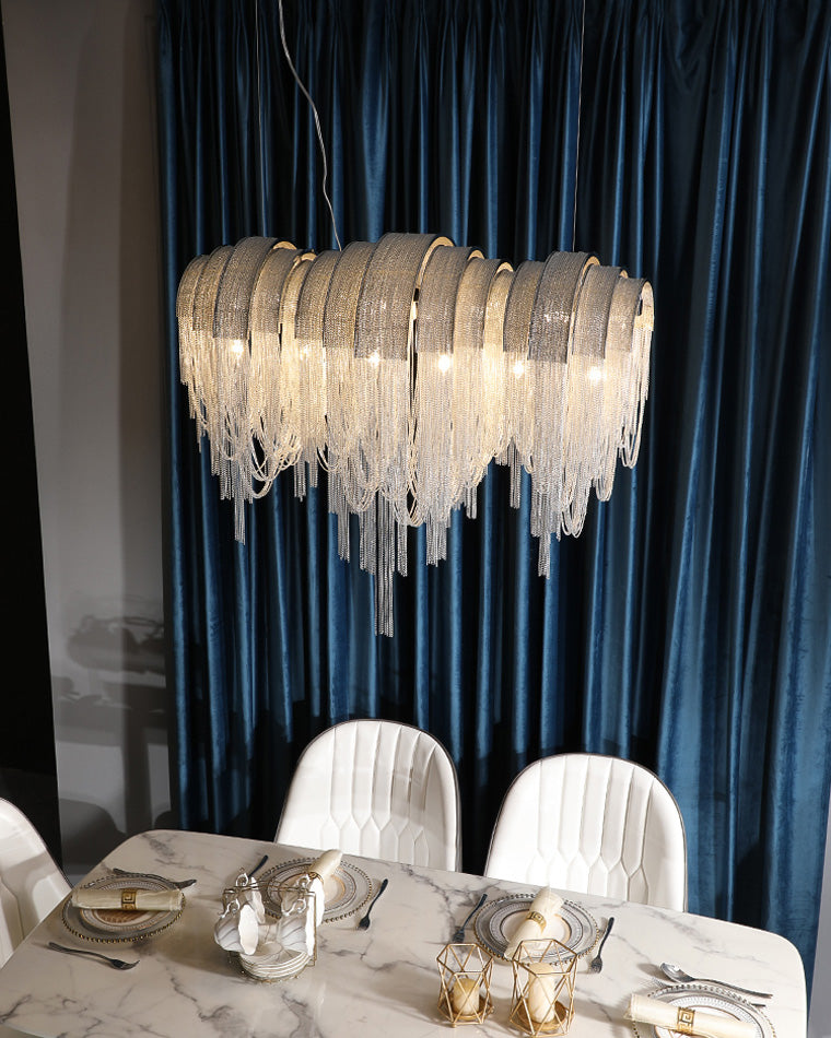 Olverai Fringe Linear Chandelier