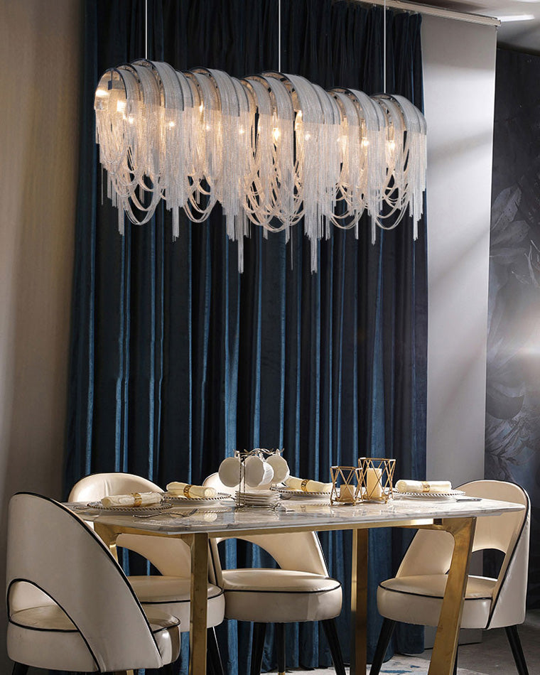 Olverai Fringe Linear Chandelier