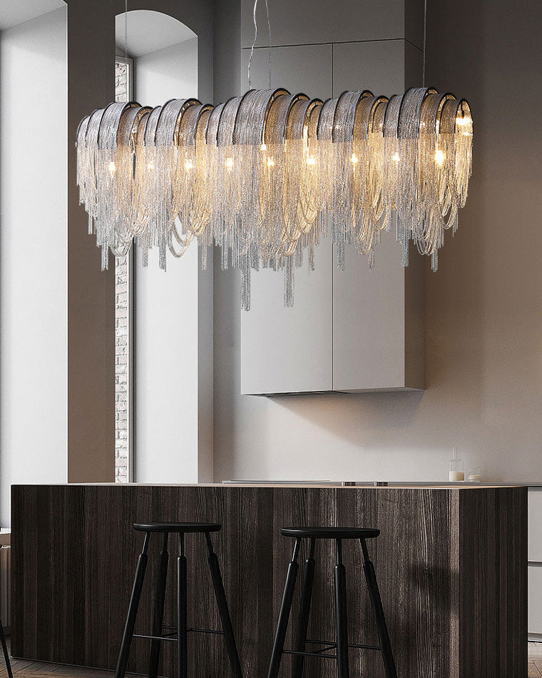 Olverai Fringe Linear Chandelier