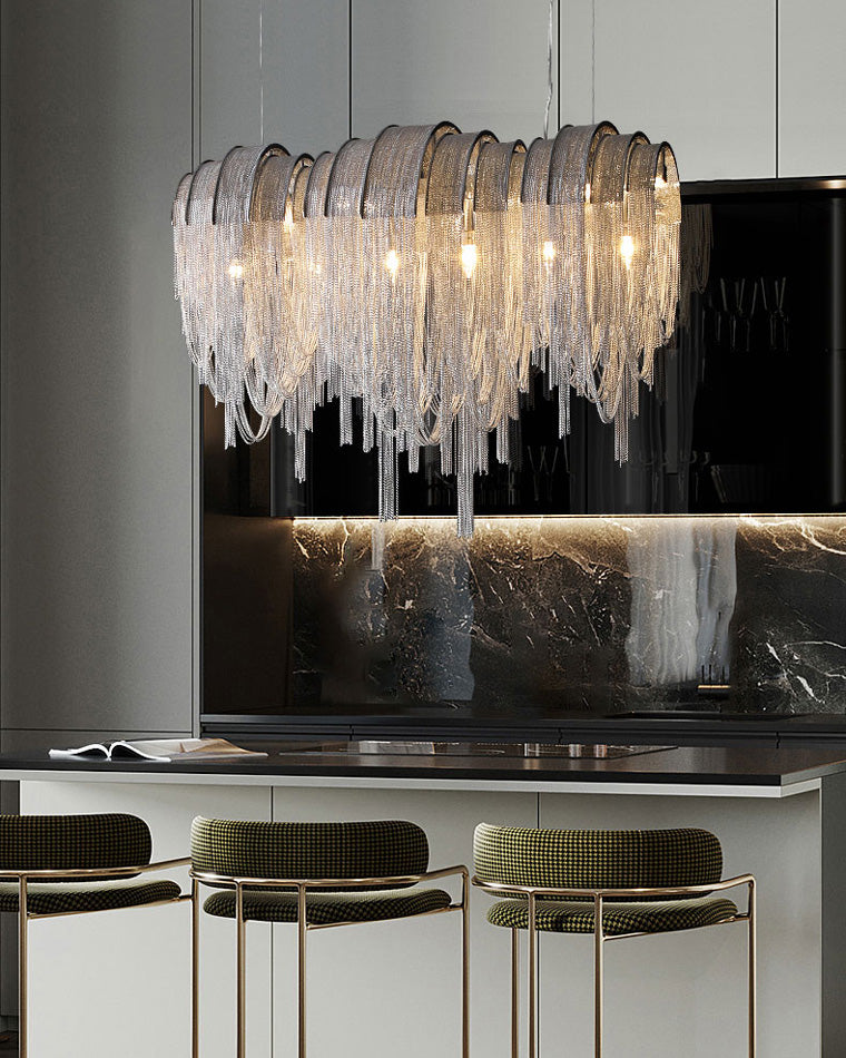 Olverai Fringe Linear Chandelier