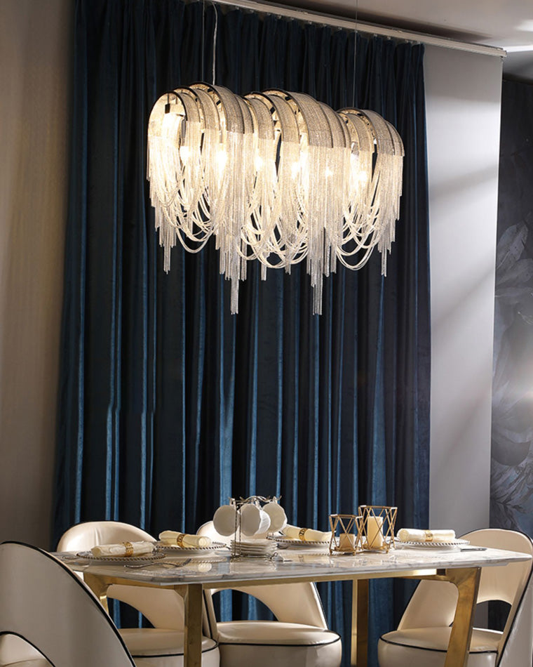 Olverai Fringe Linear Chandelier