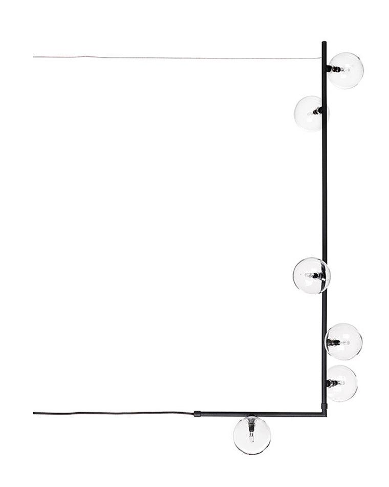 Olverai Linear Glass Globe Chandelier
