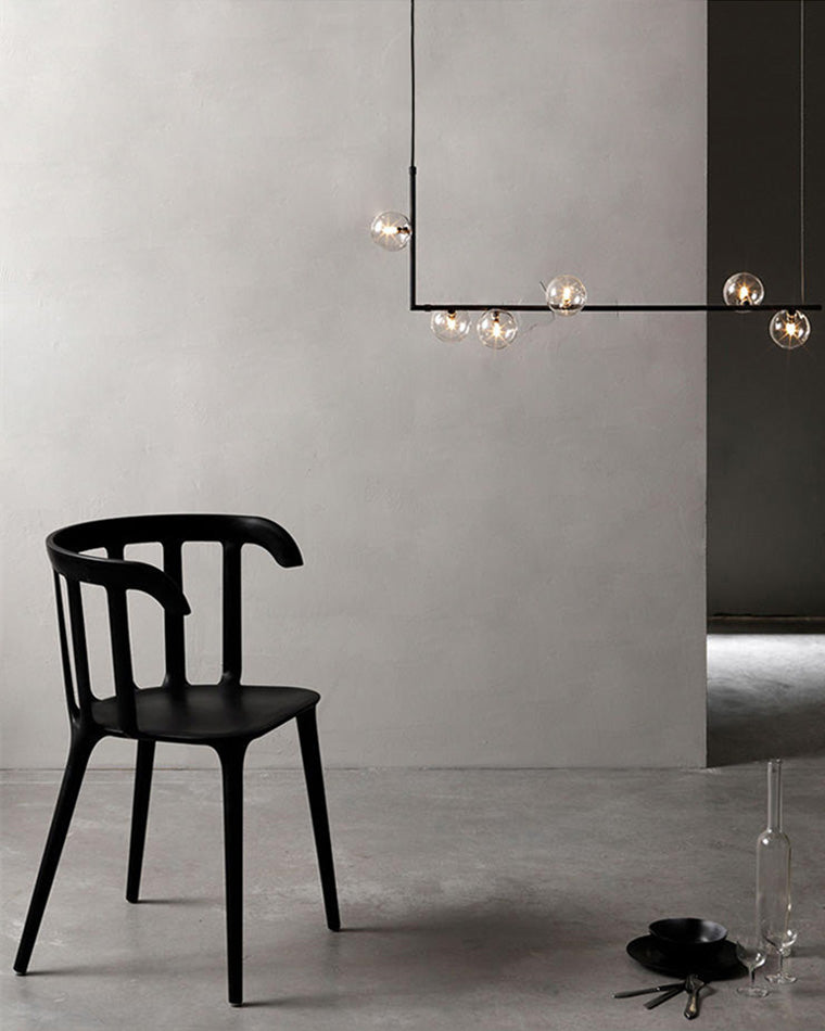 Olverai Linear Glass Globe Chandelier