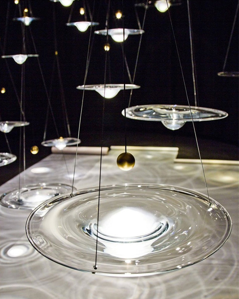 Olverai Ripple Glass Pendant Light