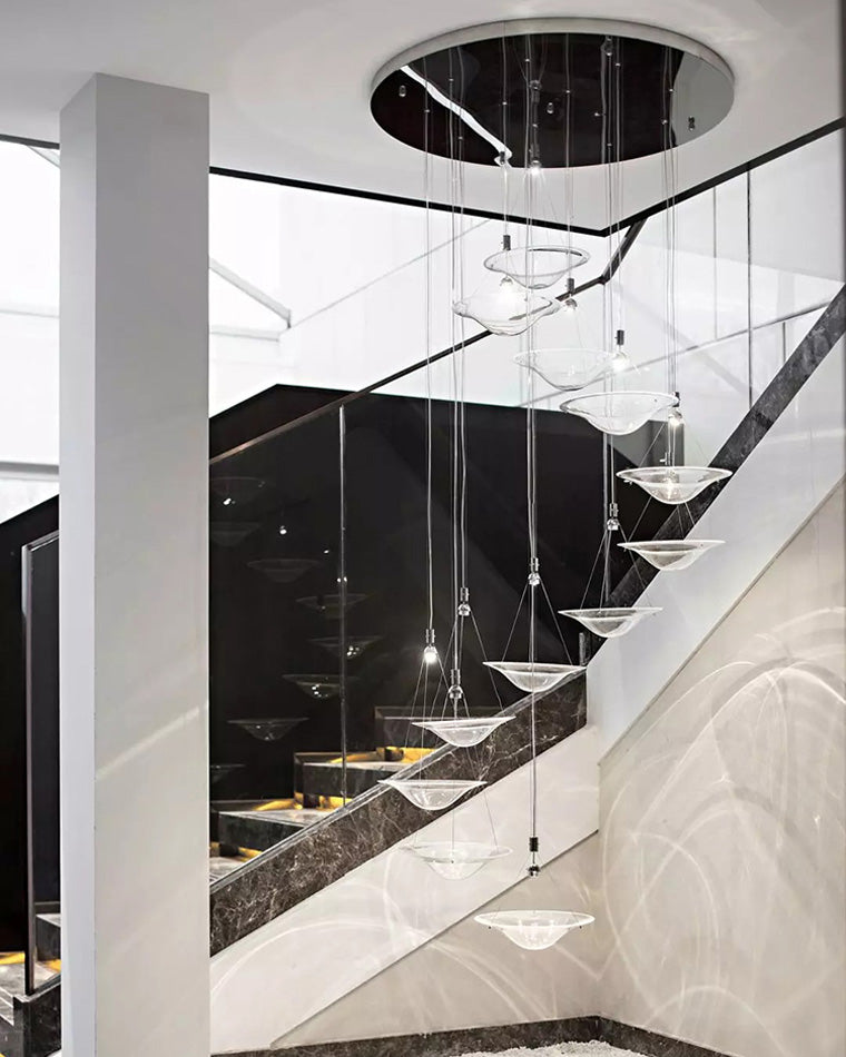 Olverai Ripple Glass Pendant Light