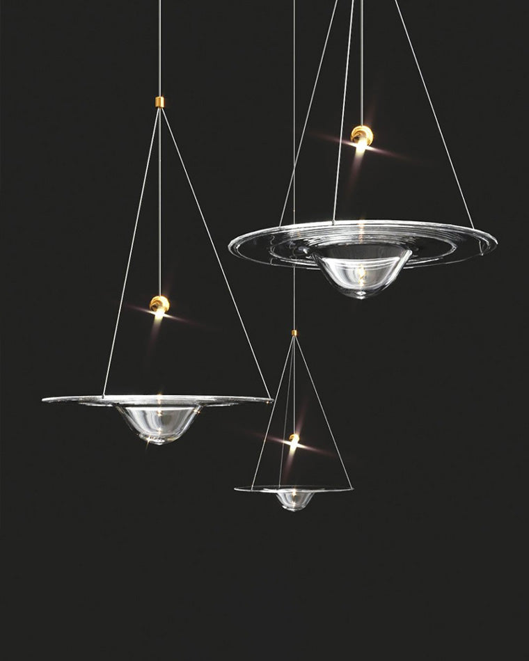 Olverai Ripple Glass Pendant Light