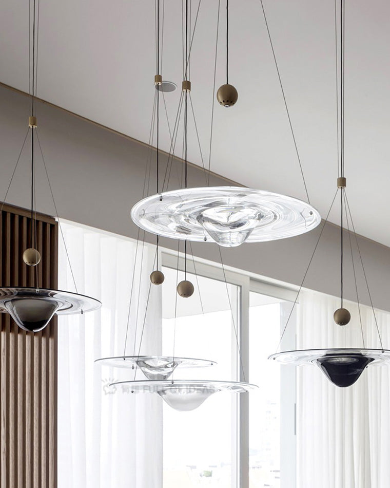 Olverai Ripple Glass Pendant Light