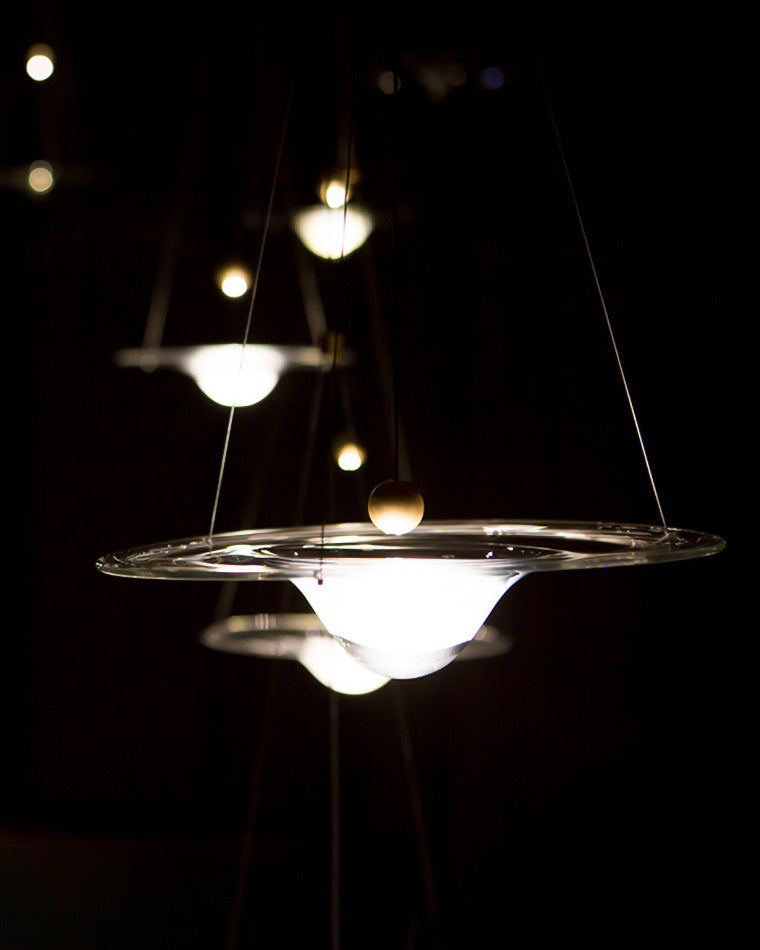 Olverai Ripple Glass Pendant Light