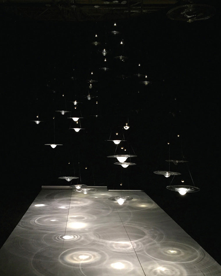 Olverai Ripple Glass Pendant Light