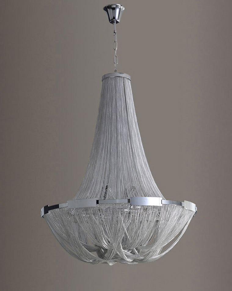 Olverai Tassel Silver Empire Chandelier