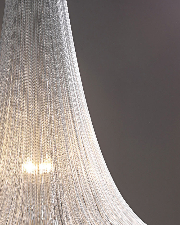 Olverai Tassel Silver Empire Chandelier