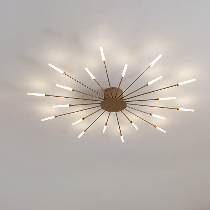 Olverai Firework Starburst Flush Mount Ceiling Light