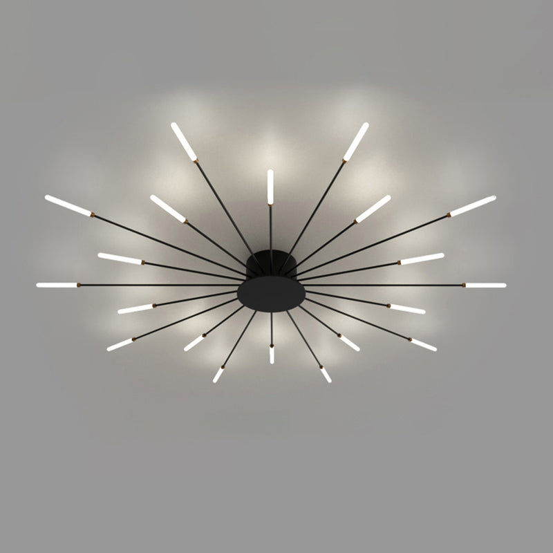Olverai Firework Starburst Flush Mount Ceiling Light