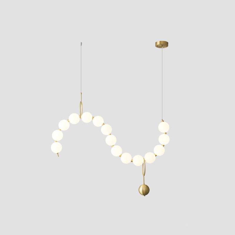 Olverai String Pearl Chandelier
