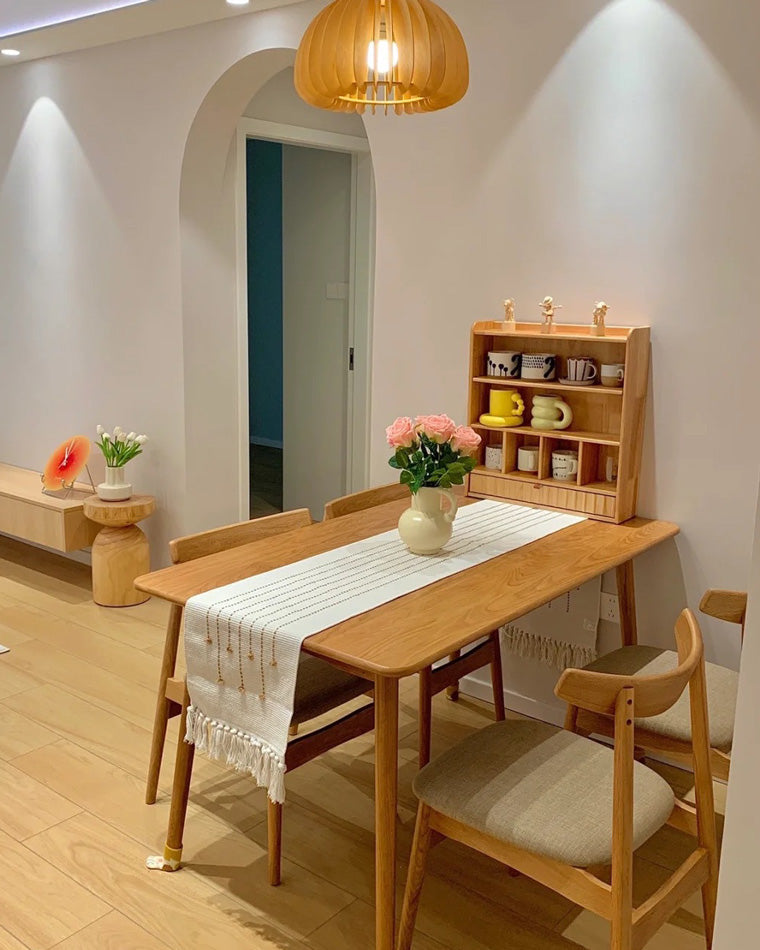 Olverai Pumpkin Wood Pendant Light