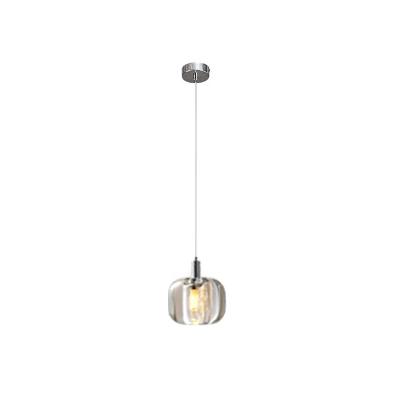 Olverai Colored Glass Multi Pendant Chandelier
