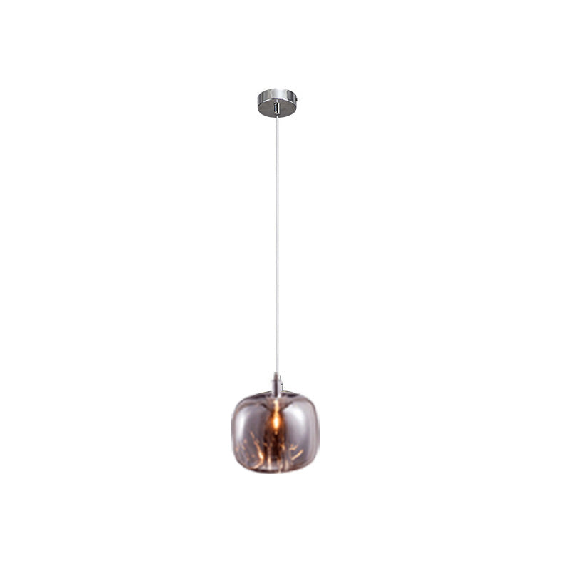 Olverai Colored Glass Multi Pendant Chandelier