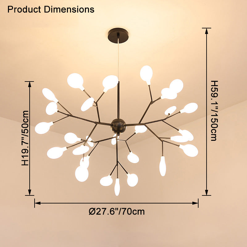 Olverai Heracleum/Firefly Chandelier