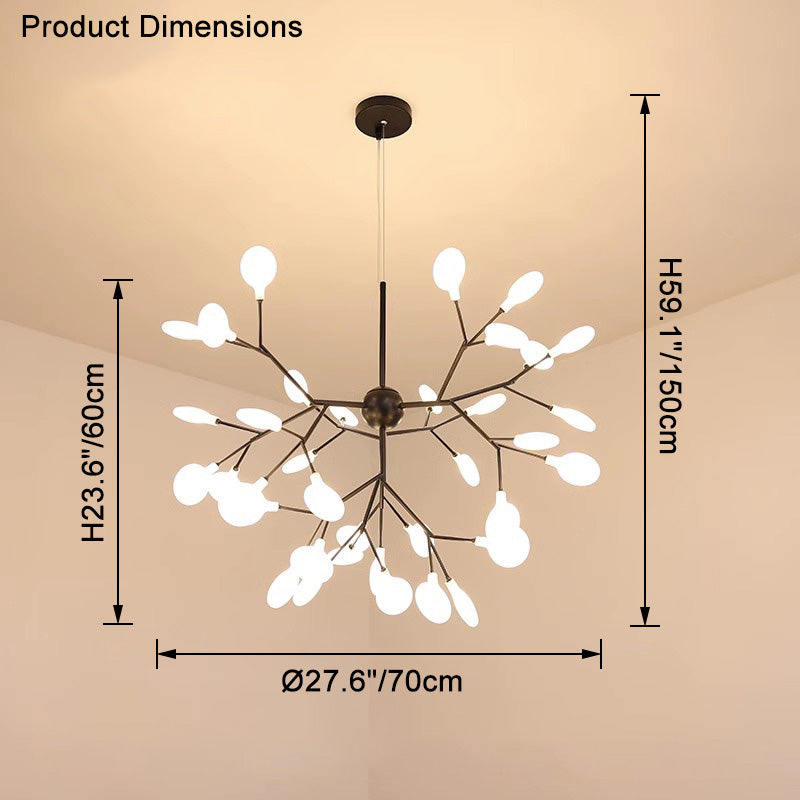 Olverai Heracleum/Firefly Chandelier