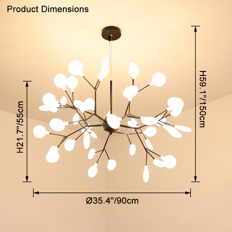 Olverai Heracleum/Firefly Chandelier