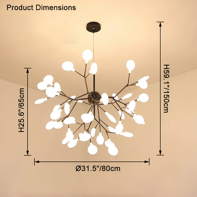Olverai Heracleum/Firefly Chandelier