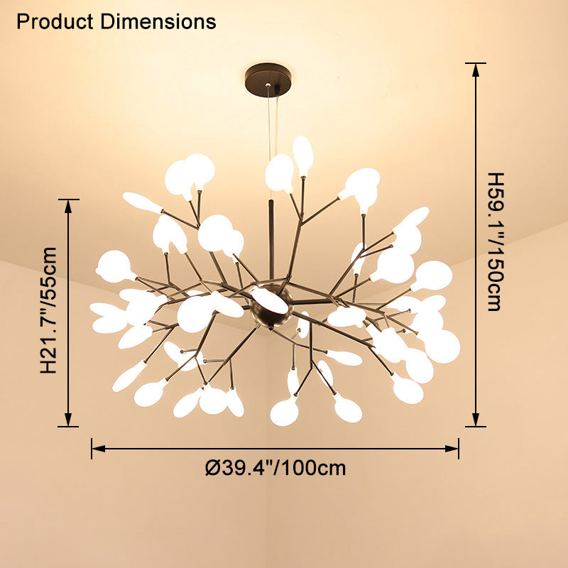 Olverai Heracleum/Firefly Chandelier