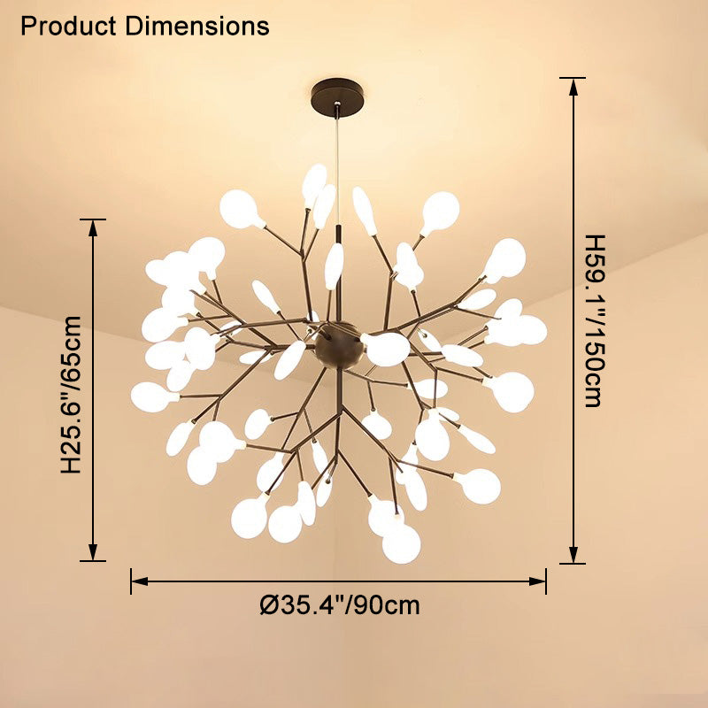 Olverai Heracleum/Firefly Chandelier