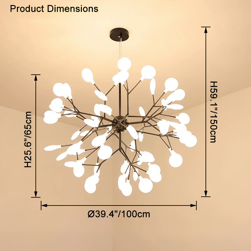 Olverai Heracleum/Firefly Chandelier