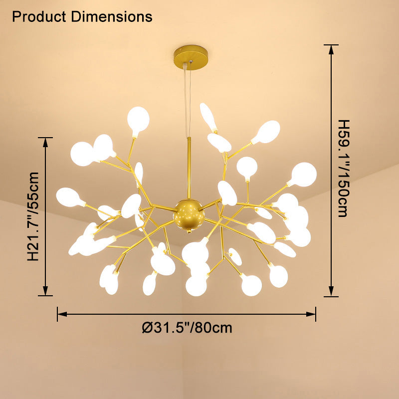 Olverai Heracleum/Firefly Chandelier