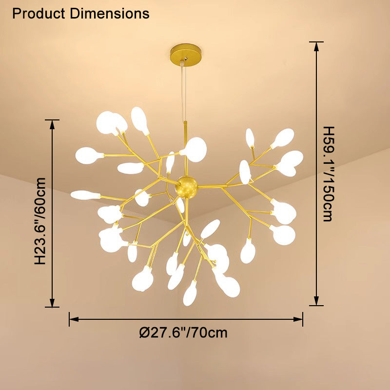 Olverai Heracleum/Firefly Chandelier