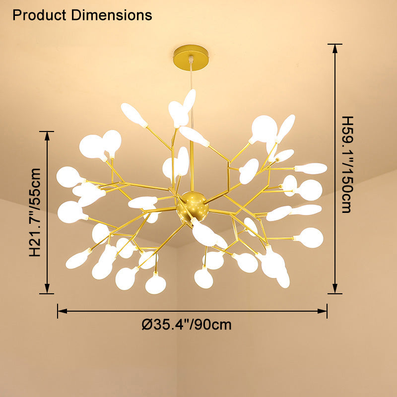 Olverai Heracleum/Firefly Chandelier