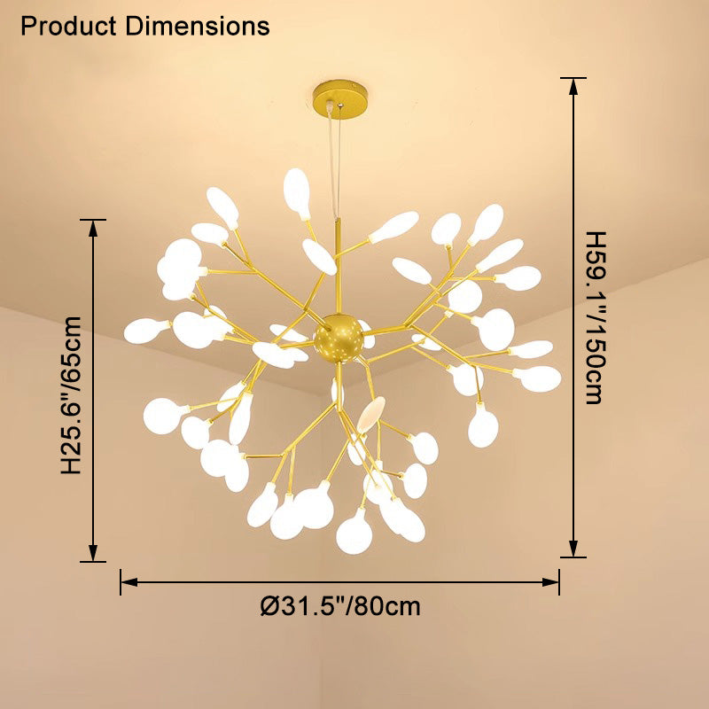 Olverai Heracleum/Firefly Chandelier