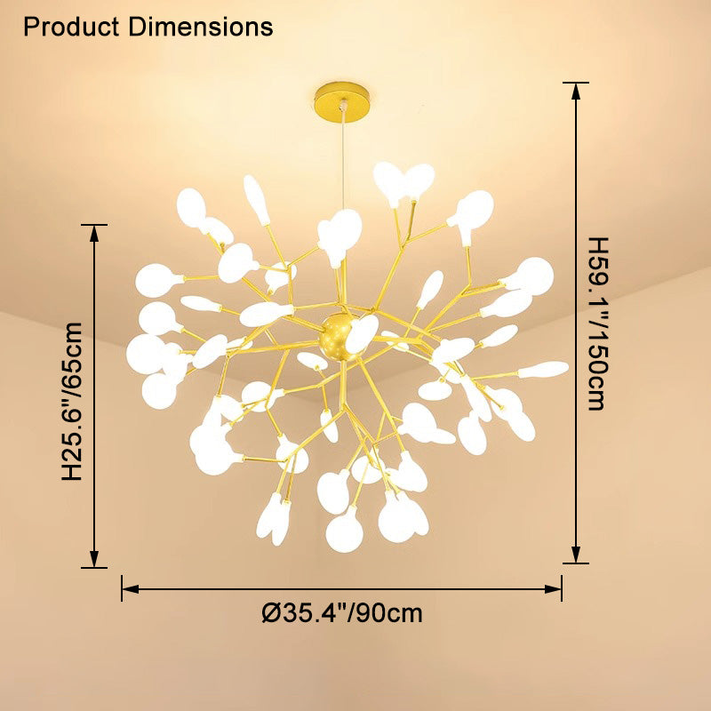 Olverai Heracleum/Firefly Chandelier