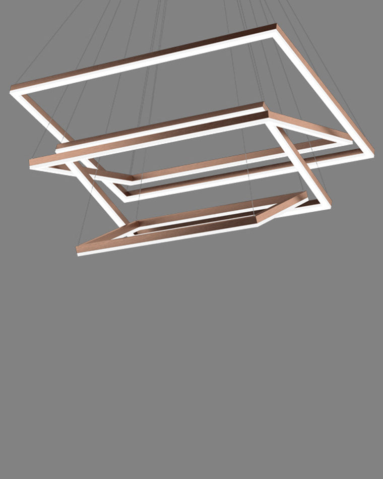OlveraiTiered Rectangular LED Chandelier