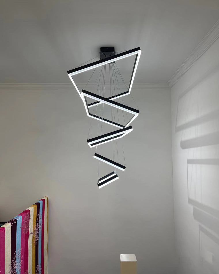 OlveraiTiered Rectangular LED Chandelier