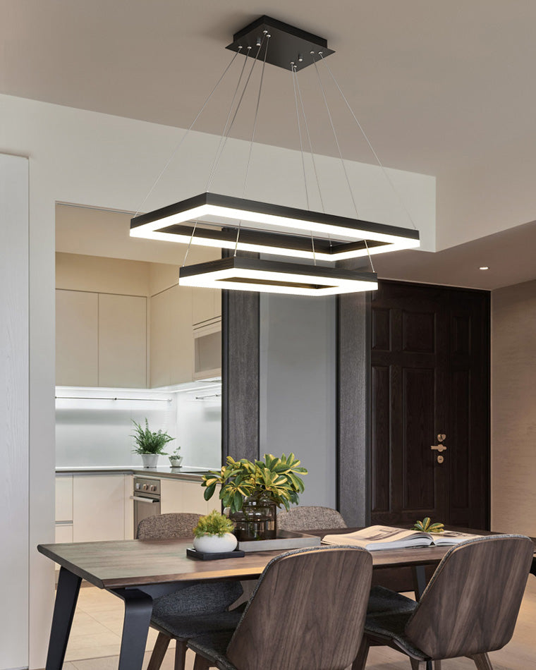 OlveraiTiered Rectangular LED Chandelier