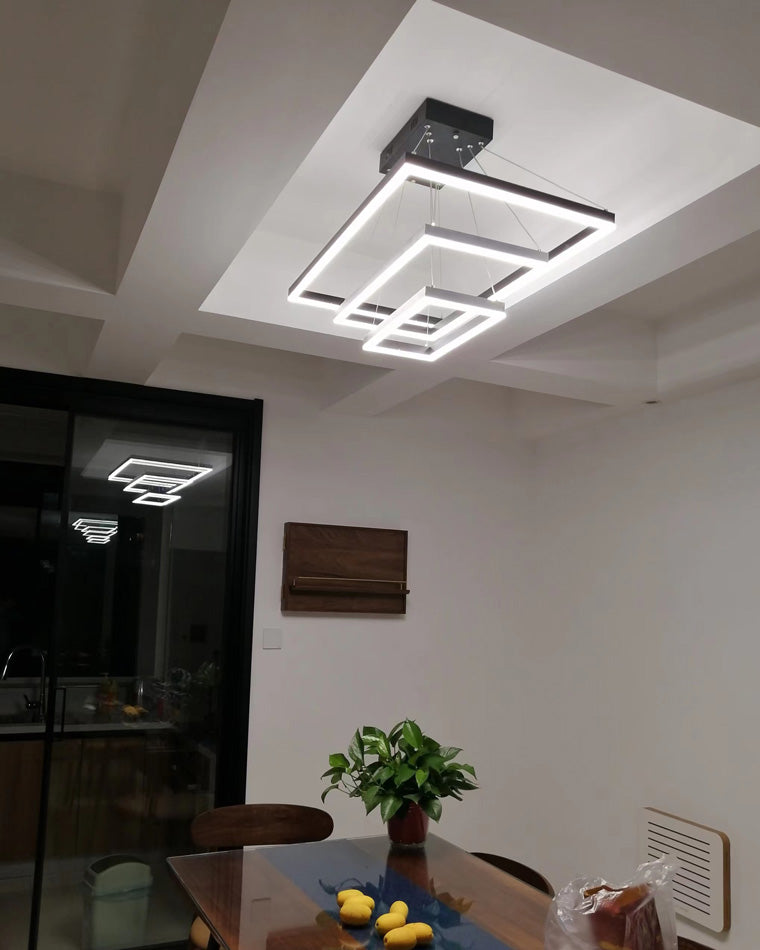 OlveraiTiered Rectangular LED Chandelier