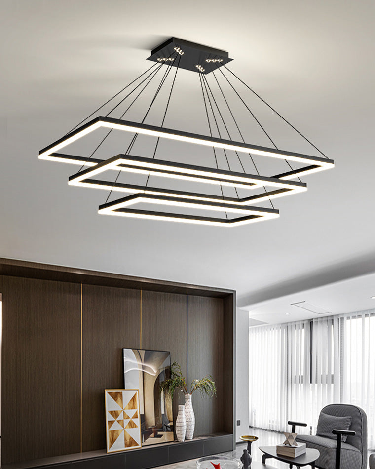 OlveraiTiered Rectangular LED Chandelier