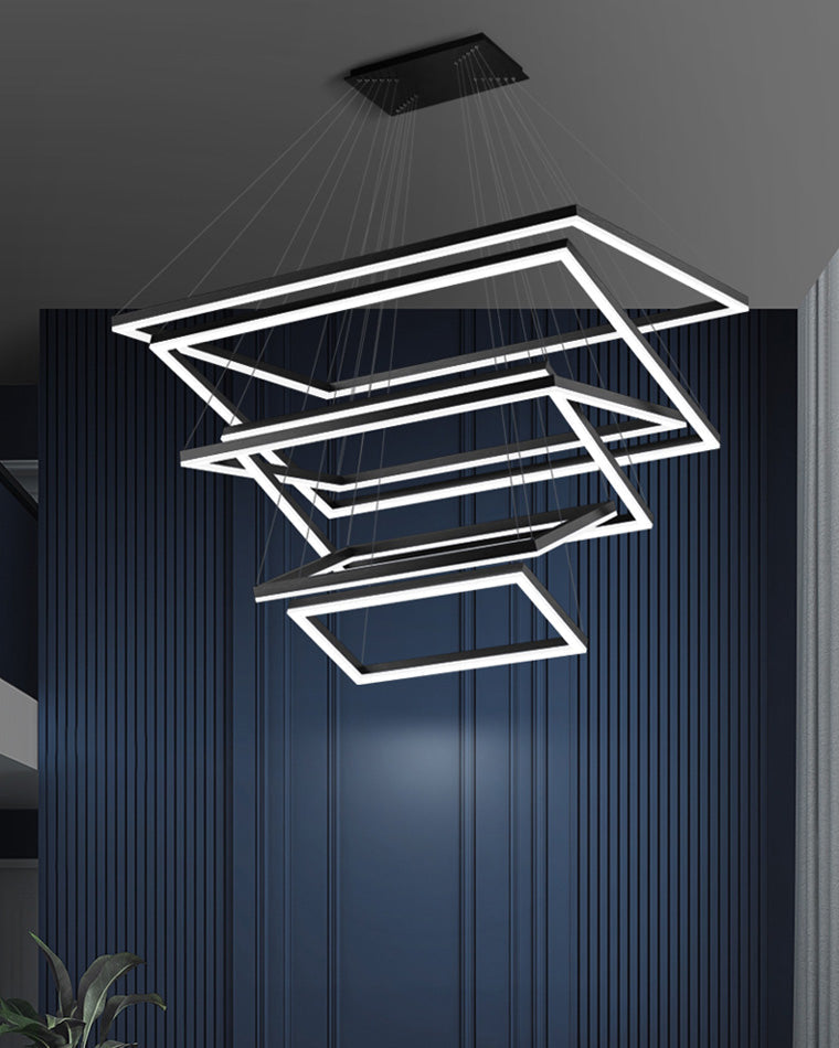 OlveraiTiered Rectangular LED Chandelier