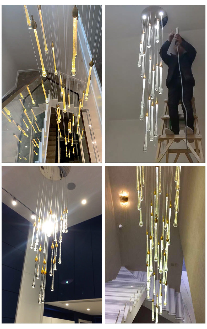 Olverai Raindrop Crystal chandelier