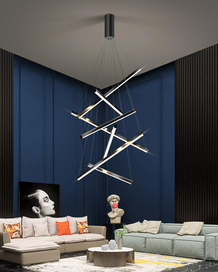 Olverai Multi Sticks LED Chandelier