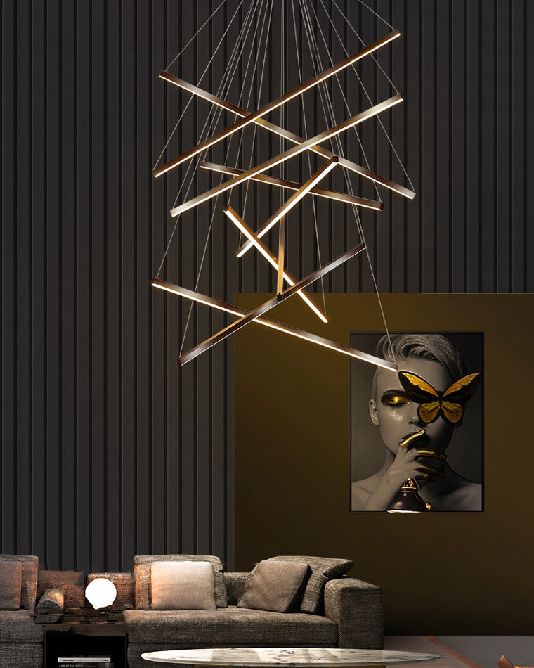 Olverai Multi Sticks LED Chandelier