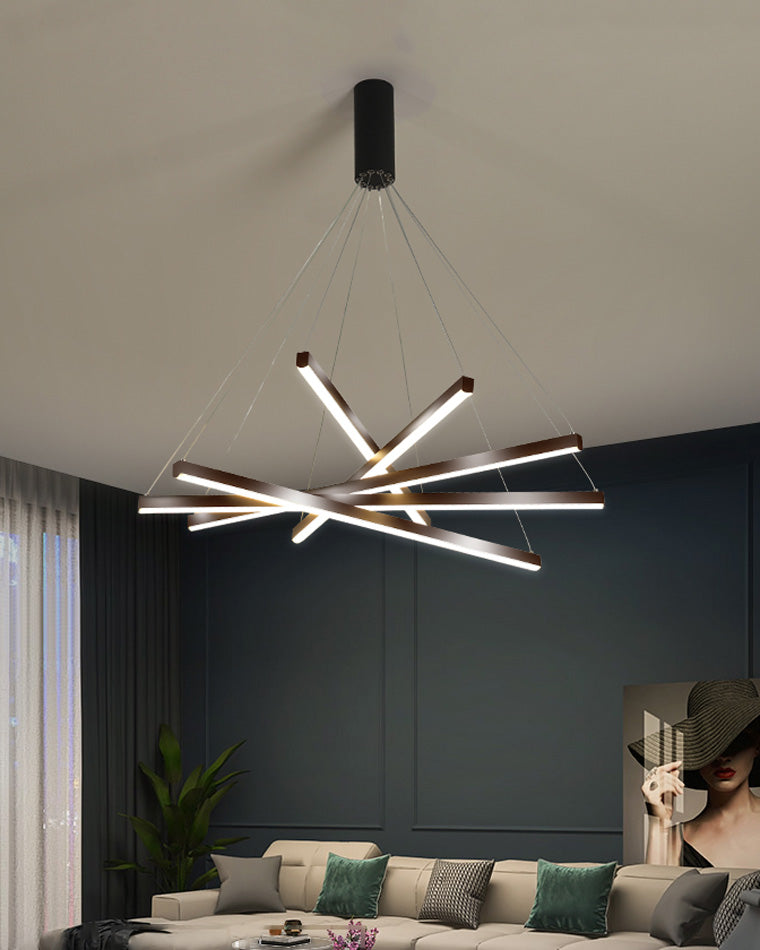 Olverai Multi Sticks LED Chandelier