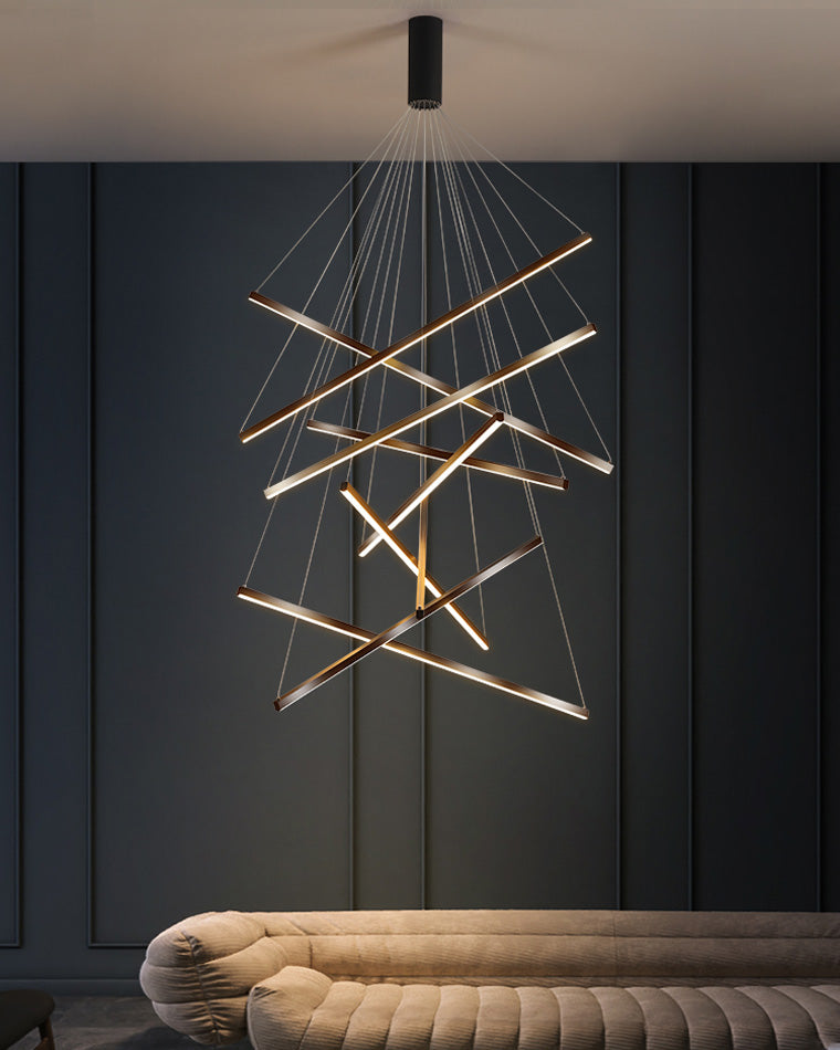 Olverai Multi Sticks LED Chandelier