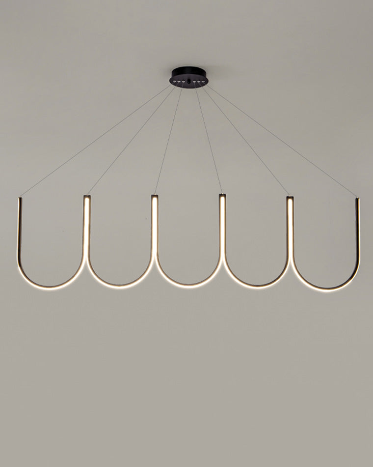 Olverai Minimal U-shaped Round chandelier