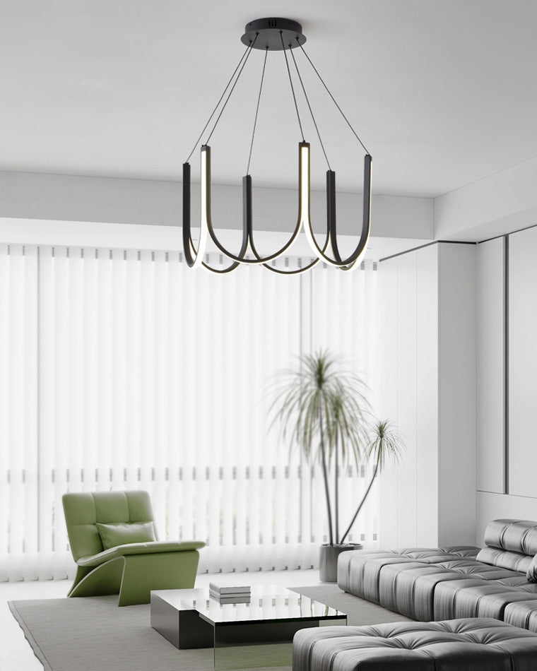 Olverai Minimal U-shaped Round chandelier