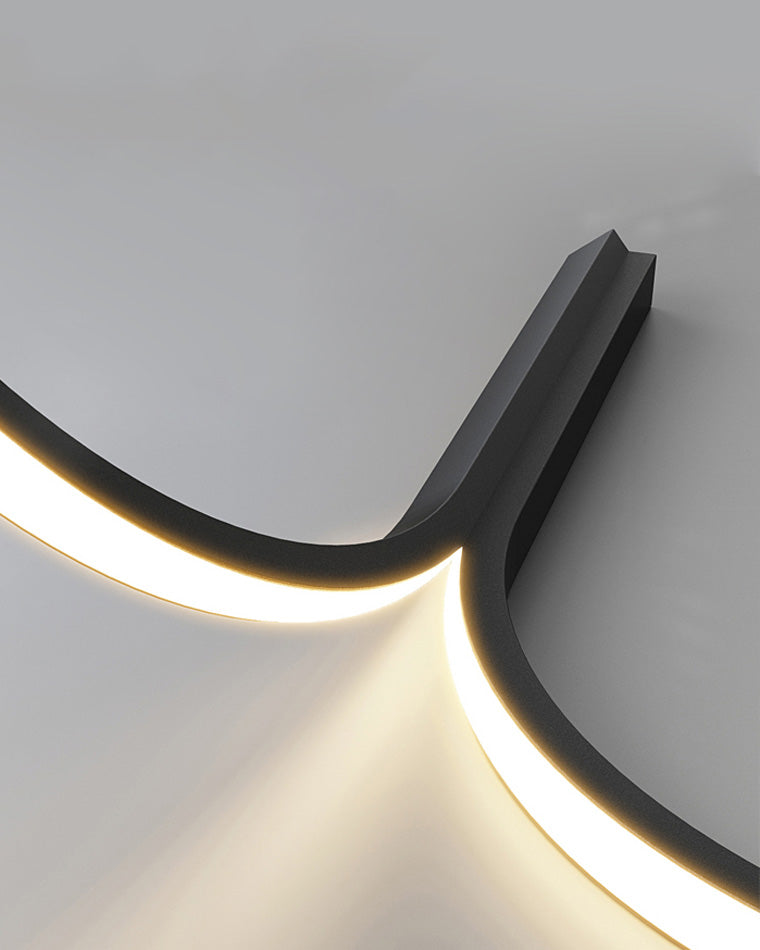 Olverai Minimal U-shaped Round chandelier