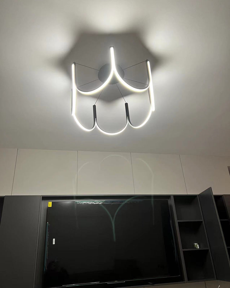 Olverai Minimal U-shaped Round chandelier