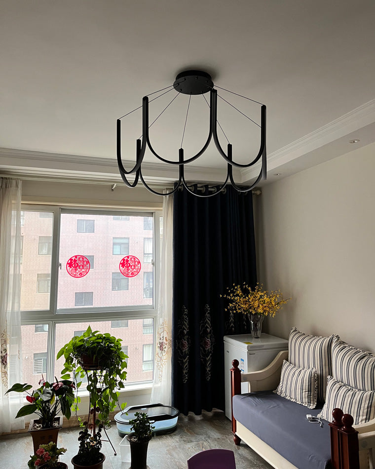 Olverai Minimal U-shaped Round chandelier